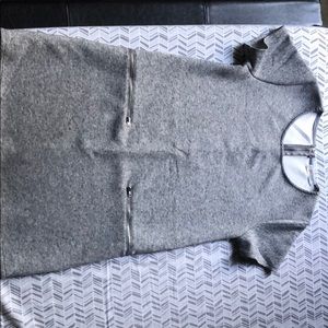 GRAY oversized t-shirt dress